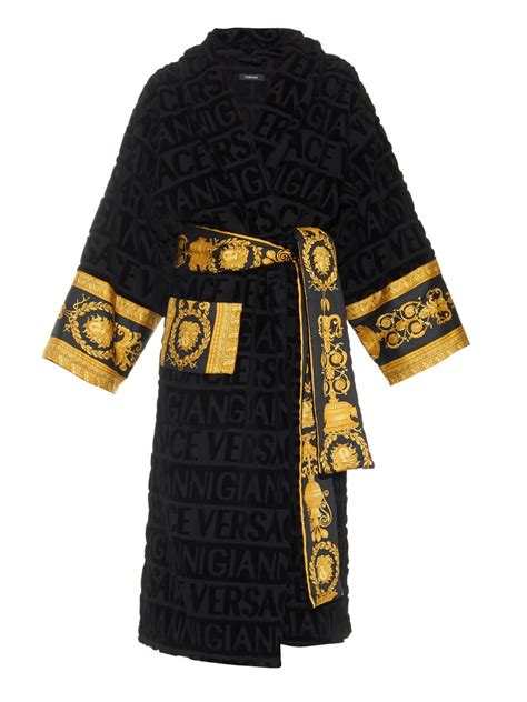 fake versace bathrobe mens|Versace dressing gown selfridges.